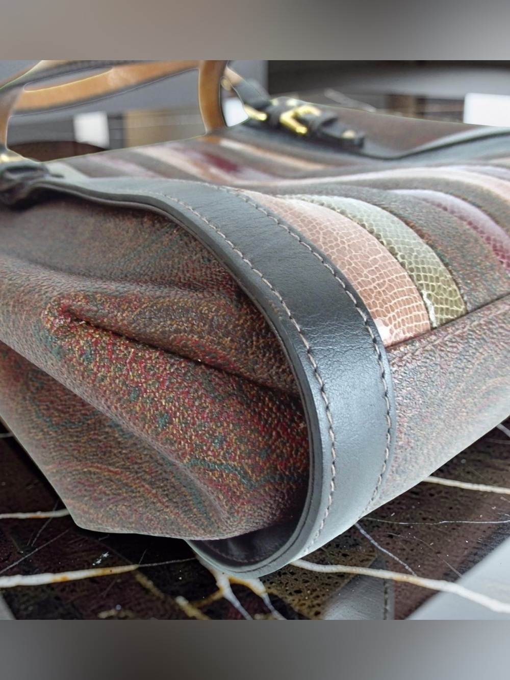 ETRO Milano Paisley Tote Bag π - Picture 11 of 16